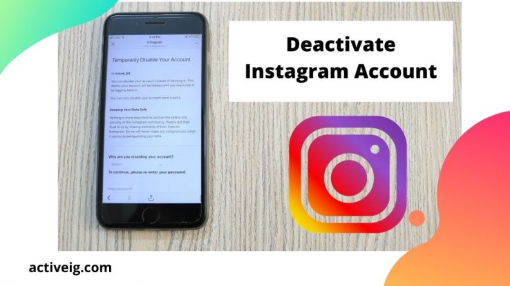 How to deactivate Instagram on iPhone