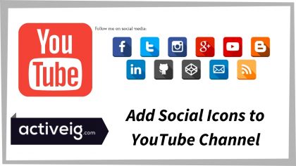 How to Add Social Media Icons to YouTube Channel?