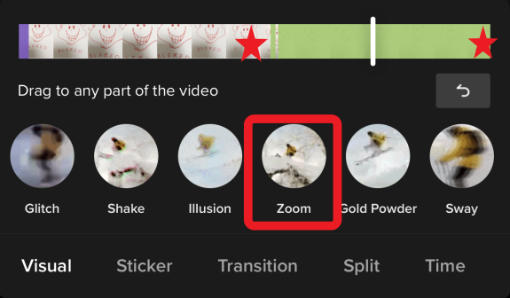 How To Find Zoom in Effect?