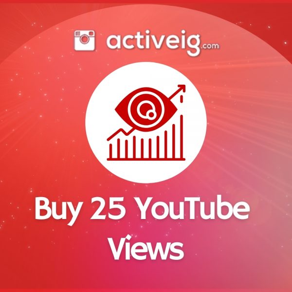 Buy 25 YouTube Views