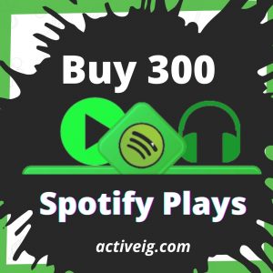 Buy 300 Spotify Plays