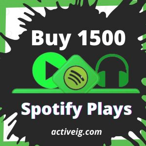 Buy 1500 Spotify Plays