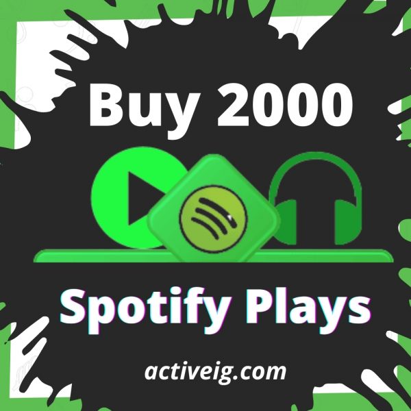 Buy 2000 Spotify Plays