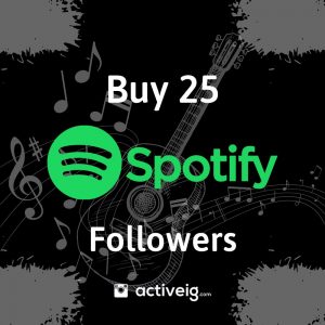Buy 25 Spotify Followers