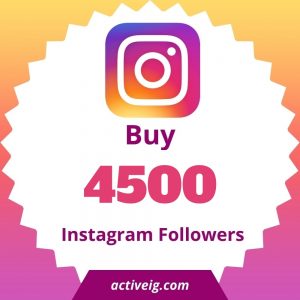 Buy 4500 Instagram Followers