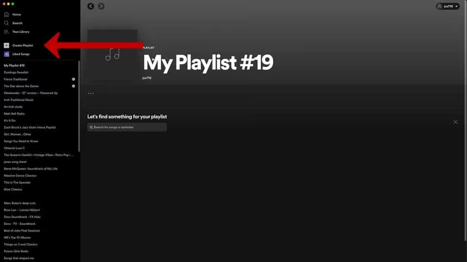 Create a Playlist