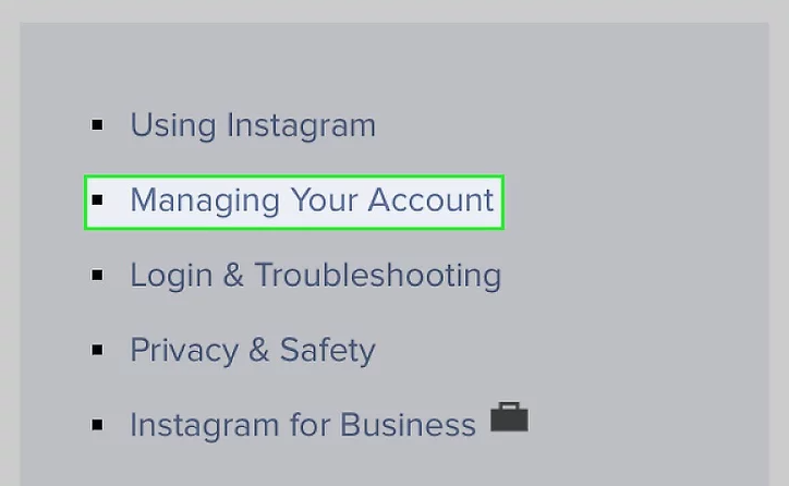 Delete Instagram Account Permanently Step 2