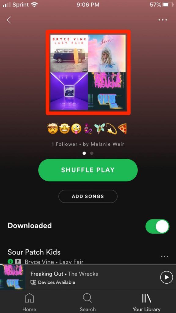 How To Change Playlist Picture On Spotify on iPhone Step3