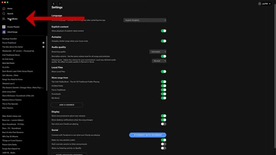 Move to Spotify Library