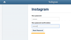 Reset Instagram Password Step 3