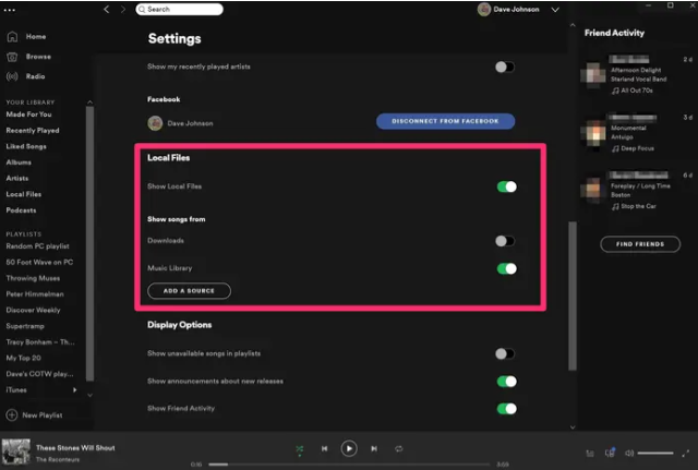 Add Local Files to Spotify 