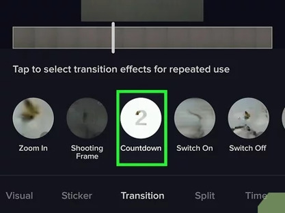 Select The Transition Effect