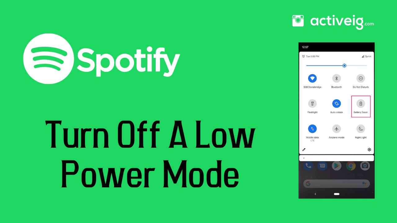 Turn Off A Low Power Mode