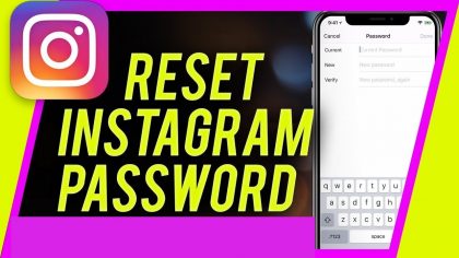 How to reset Instagram password with a new email?