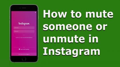 How to unmute someone on Instagram?