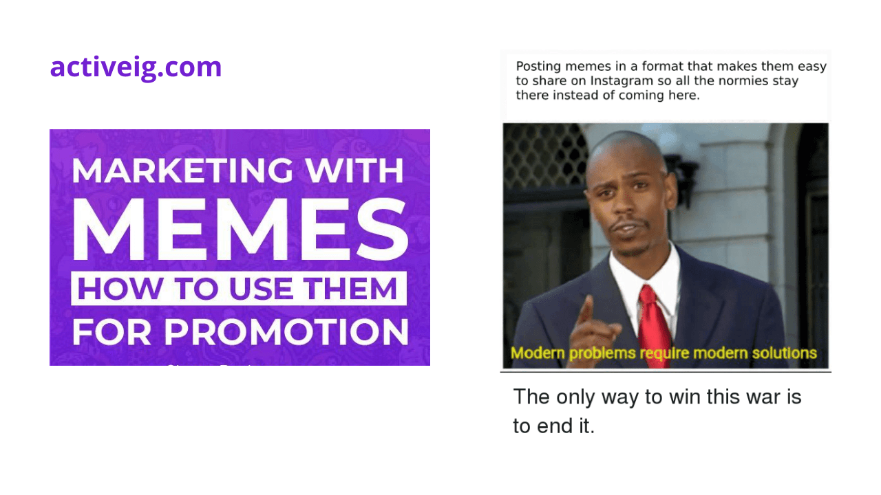 Use of meme for business promotion