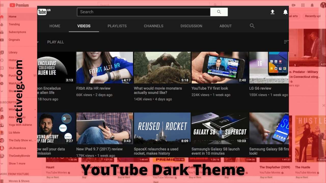 Youtube Dark Mode