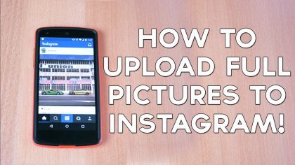 How to post full size photos on Instagram