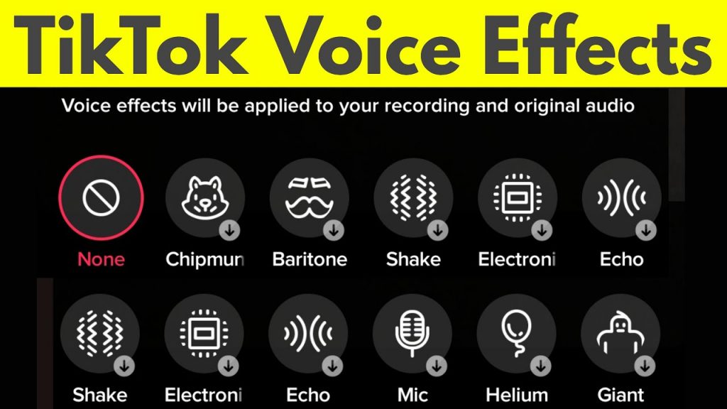 Voice Effects on TikTok